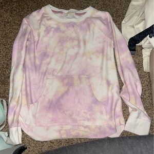 Girls tie die long sleeve